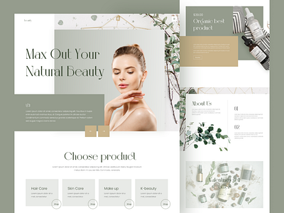 Beauty product website