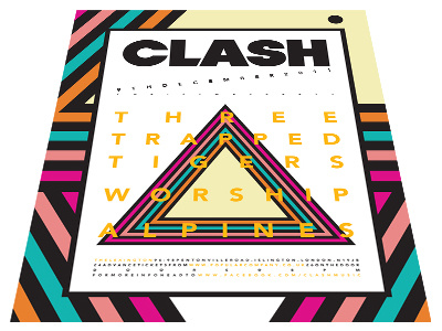 Clash Lexington Poster clash gig magazine paul poster sethi