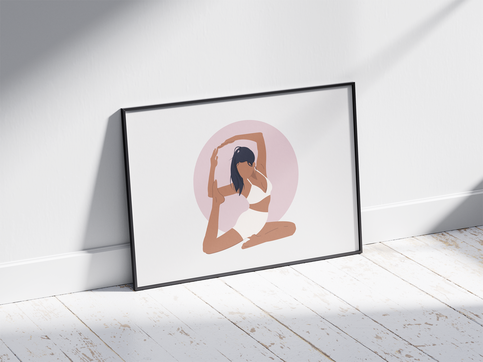 Yoga Girl Poster by Tatiana Malkova on Dribbble