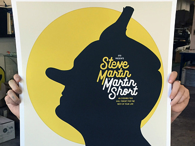 Steve Martin & Martin Short comedy martin short poster screen print screenprint steve martin