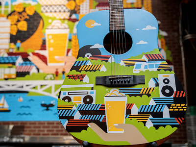 Redhook Guitar beer guitar paint redhook