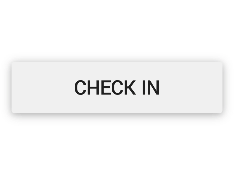 Checking In animation button check in check out material design micro interaction microinteraction select ui
