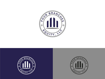 Four Branches Equity, LLC branding design icon logo design modern logo vector