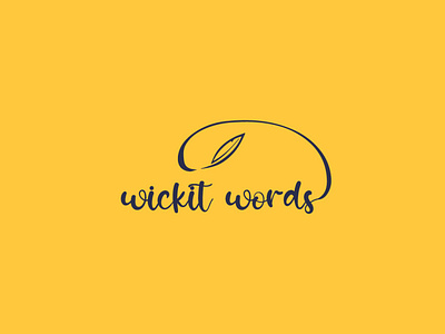 wicket words branding logo logo design minimal vector