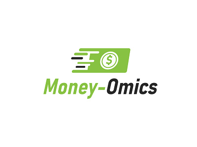 Money-Omics branding flat logo logo design minimal modern logo versatile logo