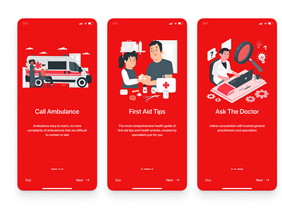 Ambulance App Design ambulance ambulance app appdesign doctor hospital medic ui uidesign ux uxdesign website