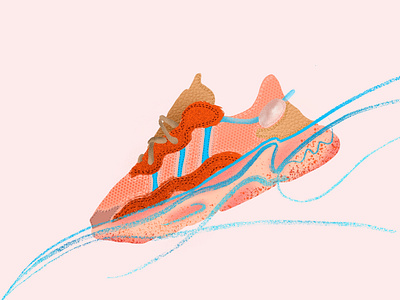 Adidas Ozweego Illustration