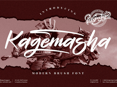 Kagemasha - Modern Brush Font app branding design icon illustration logo typography ui ux vector web