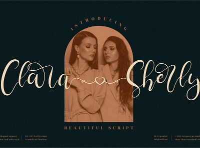 Clara Sherly - Beautiful Script Font app branding design icon illustration logo typography ui ux vector web