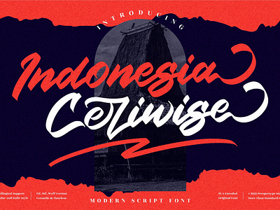 Indonesia Ceriwise - Modern Script Font