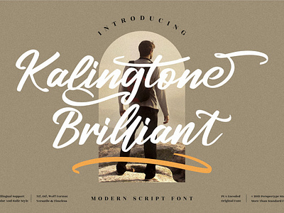Kalingtone Brilliant - Modern Script Font
