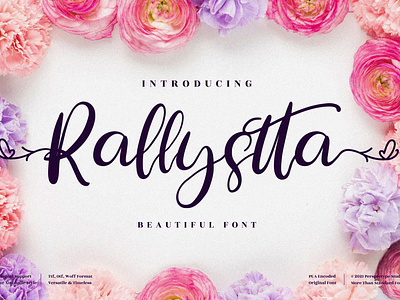 Rallystta - Beautiful Script Font