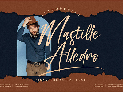 Mastille Attedro - Signature Script Font