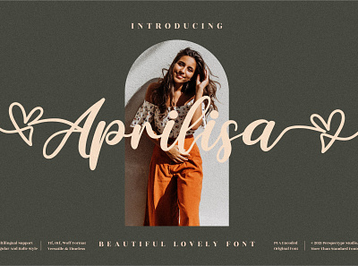 Aprilisa - Beautiful Script Font animation app branding design icon illustration logo minimal typography ui ux vector web