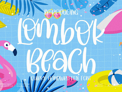 Lombok Beach - Quirky Handwritten Font app branding design icon illustration logo typography ui ux vector web