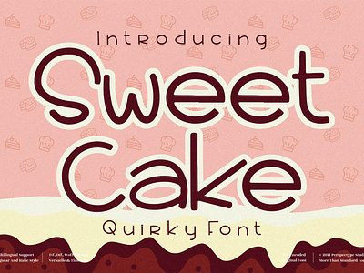 Sweet Cake - Quirky Handwritten Font app branding design icon illustration logo typography ui ux vector web
