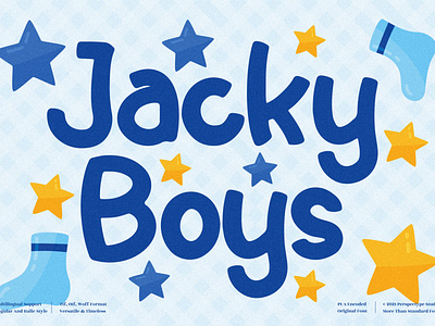 Jacky Boys - Quirky Handwritten Font app branding design icon illustration logo typography ui ux vector web