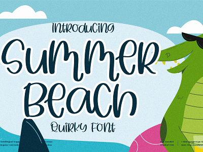Summer Beach - Quirky Handwritten Font app branding design icon illustration logo typography ui ux vector web