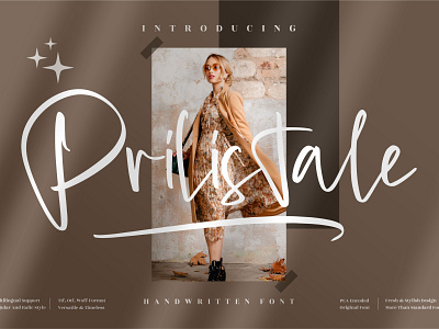 Prilistale - Beautiful Handwritten Font