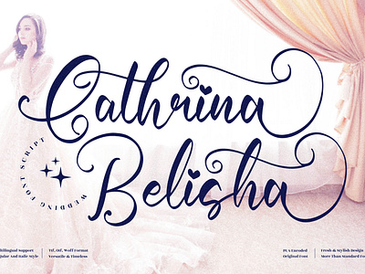 Cathrina Belisha - Beautiful Script Font