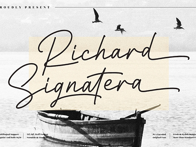 Richard Signatera - Monoline Signature Font