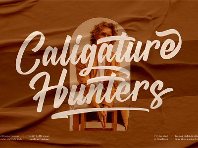 Caligature Hunters - Modern Calligraphy Font