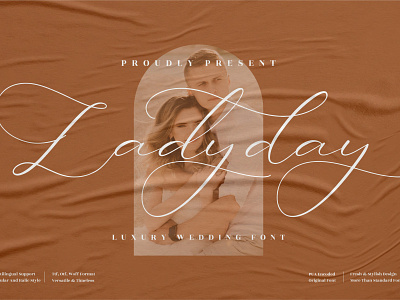 Ladyday - Beautiful Script Font 3d animation app branding design graphic design icon illustration logo motion graphics typography ui ux vector