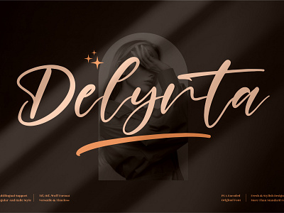 Delynta - Handwritten Script Font 3d animation app branding design graphic design icon illustration logo motion graphics typography ui ux vector