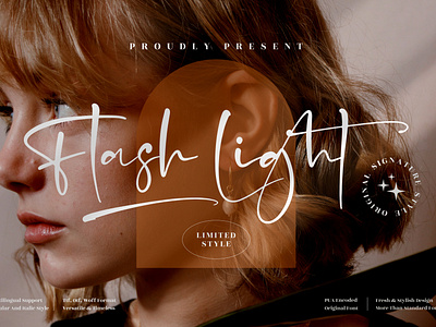 Flash Light - Stylish Signature Font