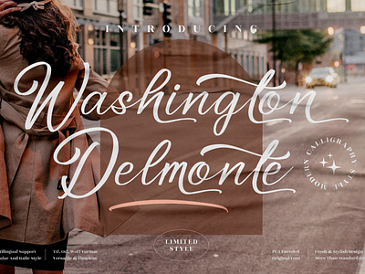 Washington Delmonte - Modern Calligraphy Font