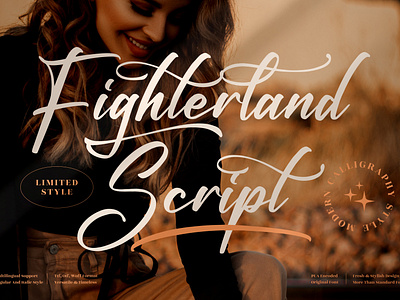 Fighterland Script - Modern Calligraphy Font