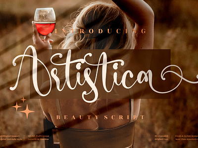 Artistica - Beautiful Script Font 3d animation app branding design graphic design icon illustration logo motion graphics typography ui ux vector