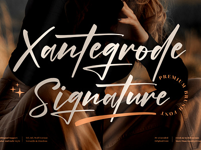 Xantegrode Signature - Modern Calligraphy Font 3d animation app branding design graphic design icon illustration logo motion graphics typography ui ux vector