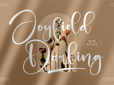 Joyfield Darling - Beautiful Script Font 3d animation app branding design graphic design icon illustration logo motion graphics typography ui ux vector