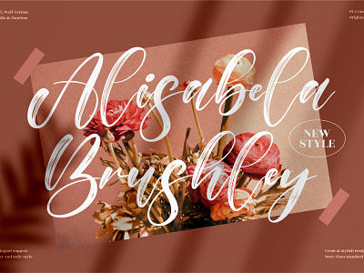 Alisabela Brushley - Premium Brush Font 3d animation app branding design graphic design icon illustration logo motion graphics typography ui ux vector