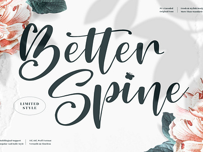 Better Spine - Beautiful Script Font