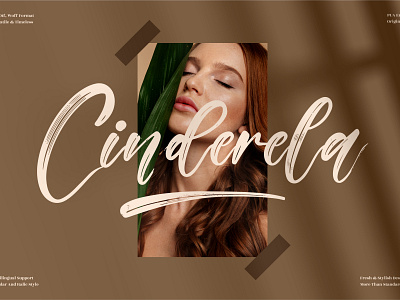 Cinderela - Premium Brush Font app branding design icon illustration logo typography ui ux vector