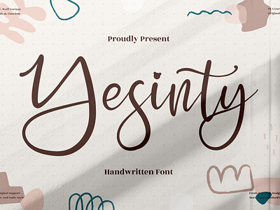 Yesinty - Beautiful Handwritten Font