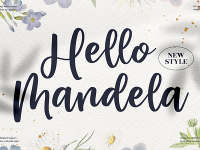 Hello Mandela - Beautiful Script Font