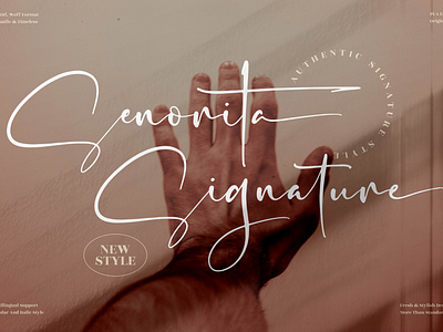 Senorita Signature - Stylish Signature Font