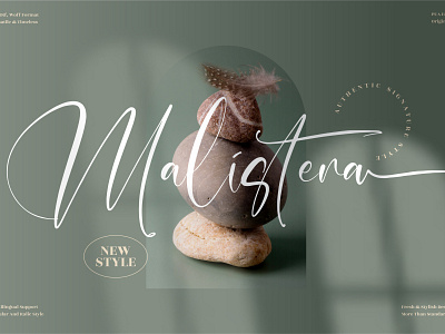 Malistera - Stylish Signature Font