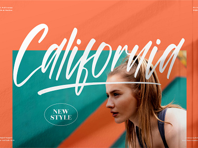 California - Handwritten Font app branding design icon illustration logo typography ui ux vector
