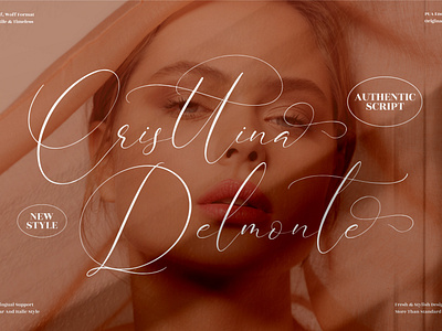 Cristtina Delmonte - Beautiful Script Font