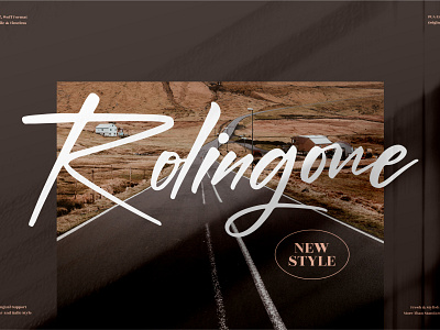 Rolingone - Handwritten Font 3d animation app branding design graphic design icon illustration logo motion graphics typography ui ux vector