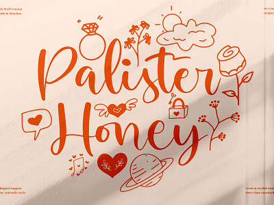 Palister Honey - Beautiful Ornament Font app branding design icon illustration logo typography ui ux vector