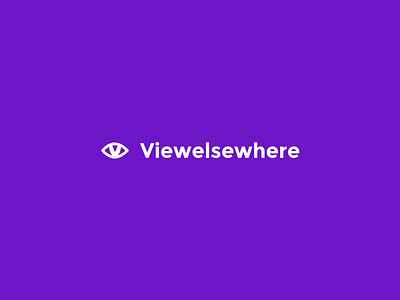 Viewelsewhere Logo Dribbble design logo sketch