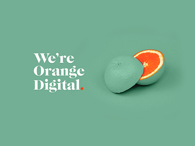 We're Orange Digital. design photo manipulation photoshop social media ui