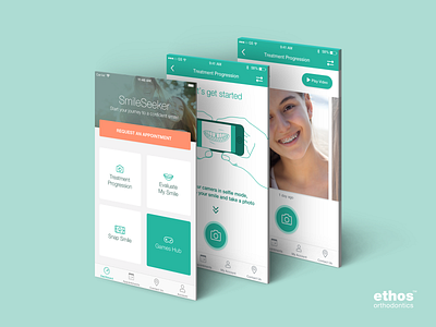SmileSeeker App Design app design ui ux