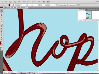 Hope illustration illustrator typography