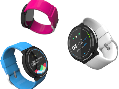 IX Watch – concept design 3d work concept design interaction ix watch smart watch ux